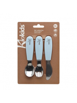 Set Posate, azzurro - KIOKIDS
