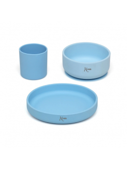 Set 3 Pezzi, azzurro - KIOKIDS