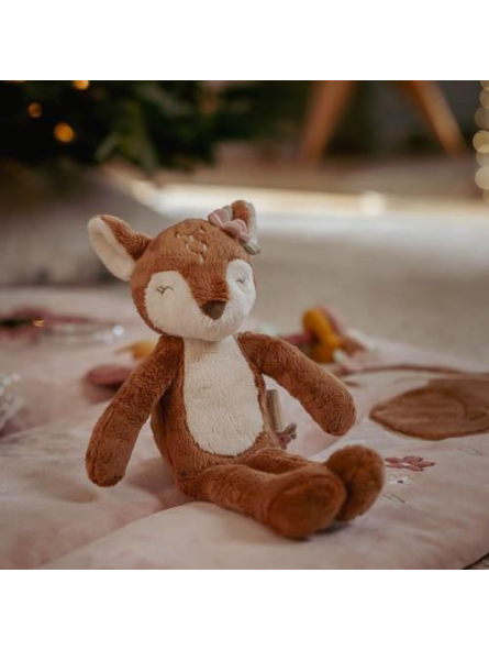 Living Nature - Peluche Cervo Bambi, 15 Cm - Morbido E Realizzato In Plastica Riciclata