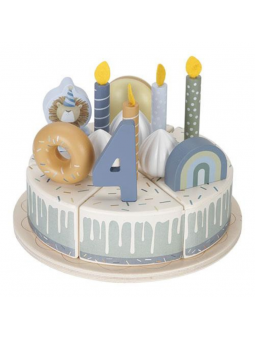 Torta in Legno, Blu -...