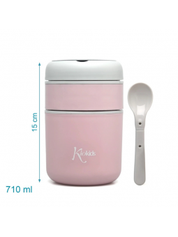 Thermos doppio, rosa, 710ml...