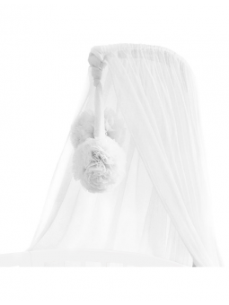Zanzariera in tulle con pom...