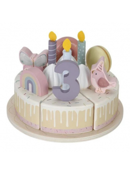 Torta Compleanno, rosa -...
