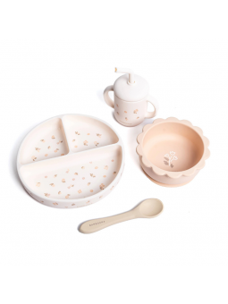 Dinner Set, flower field -...